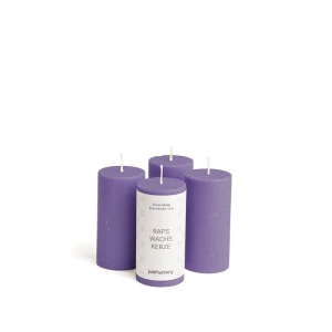 Bougies au colza Ø 40 mm -8 cm-4 Stück-Full Moon Mystery