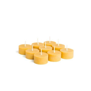 Bougies chauffe-plats en cire d'abeille