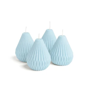 Bougies de colza Diamant -1 Stück-Hellblau