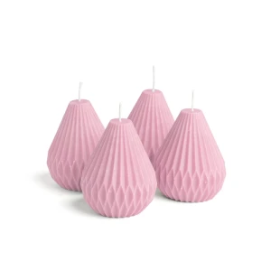Bougies de colza Diamant -1 Stück-Rosa