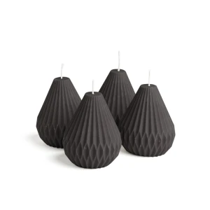 Bougies de colza Diamant -1 Stück-Schwarz