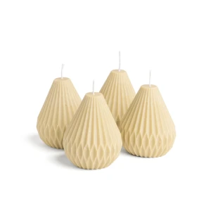 Bougies de colza Diamant -4 Stück-Créme