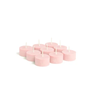 Bougies chauffe-plat en cire de colza -Hellrosa
