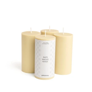 Bougies au colza Ø 60 mm -12 cm-4 Stück-Créme