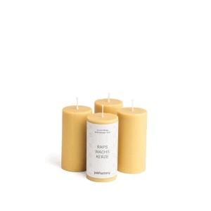 Bougies au colza Ø 40 mm -8 cm-4 Stück-Desert Sound