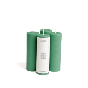 Bougies au colza Ø 40 mm -12 cm-4 Stück-Forest Bathinh