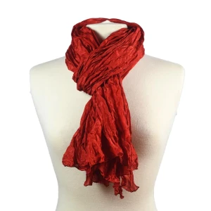 Foulard en soie no 14, rouge
