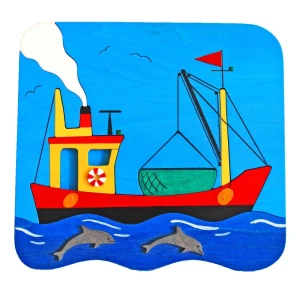 Puzzle en bois « Bateau »