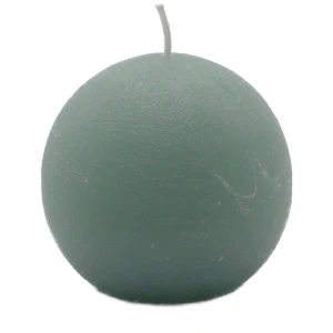 Bougies boule Weizenkorn, Ø 60 mm – 6 Stück -Salbei