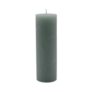 Bougies unies Weizenkorn Ø 50 mm – 6 pièces -16 cm-Salbei