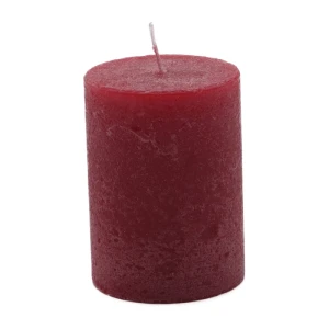 Bougies unies Weizenkorn Ø 50 mm – 6 pièces -7 cm-Merlot