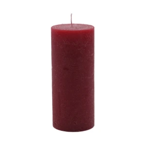 Bougies unies Weizenkorn Ø 50 mm – 6 pièces -12 cm-Merlot