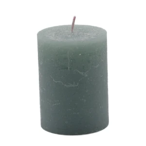 Bougies unies Weizenkorn Ø 50 mm – 6 pièces -7 cm-Salbei