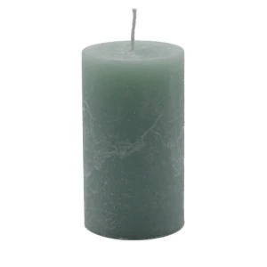 Bougies unies Weizenkorn Ø 50 mm – 6 pièces -9 cm-Salbei