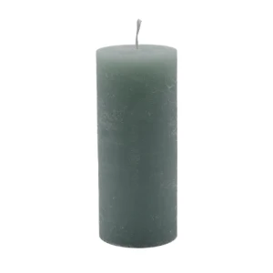 Bougies unies Weizenkorn Ø 50 mm – 6 pièces -12 cm-Salbei
