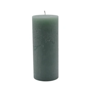 Bougies unies Weizenkorn Ø 66 mm – 4 pièces -16 cm-Salbei