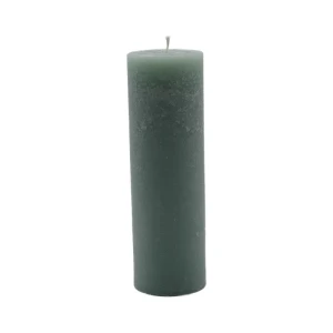 Bougies unies Weizenkorn Ø 66 mm – 4 pièces -21 cm-Salbei