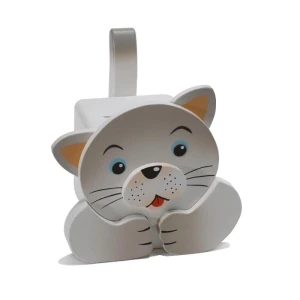 Tirelire en forme de tête d'animal "Chat"