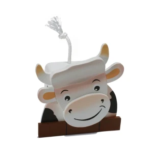 Tirelire en forme de tête d'animal "Vache"