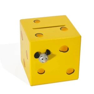 Tirelire en forme de cube "Fromage"