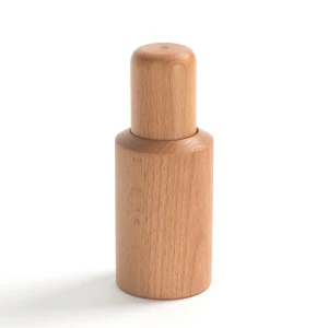 Moulin à poivre "L" hêtre ou noyer -Buche