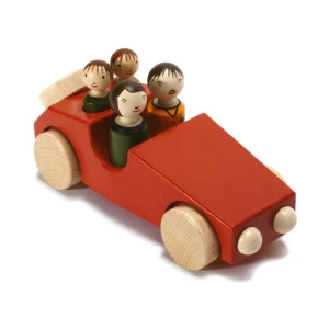 Voiture en bois « Philippe 2 » -Rot