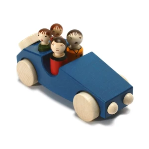 Voiture en bois « Philippe 2 » -Blau