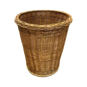 Corbeille à papier -braune Naturweide-40 cm, Ø 28/34 cm