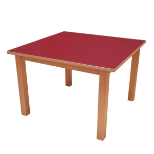 Table pour enfant en panneau de particules -Orange