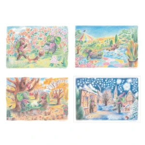 Cartes de voeux « 4 Seasons » -Sommer