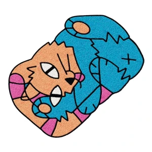 Tapis TUFTY « Chat »