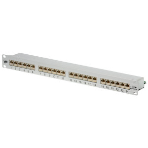 Metz Connect E-DAT C6 24x8(8) 1HE LSA Cat.6 Patchfeld