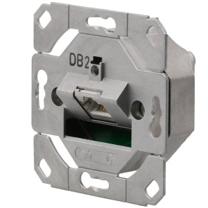 Metz Connect Netzwerkdose Aufputz CAT 6 1 Port Metall