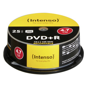 Intenso 4111154 DVD+R Rohling 4.7GB 25 St. Spindel