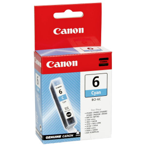 Canon Tintenpatrone BCI-6C Cyan (ca. 280 Seiten) - Passend fr BJC-