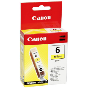 Canon Tintenpatrone BCI-6Y gelb (ca. 280 Seiten) - Passend fr BJC-
