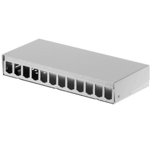 Metz Connect Modul AP-Gehuse 12 Port leer reinwei - Passend fr