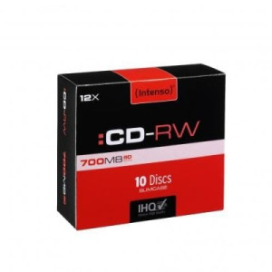 Intenso 2801622 CD-RW Rohling 700 MB 10 St. Slimcase