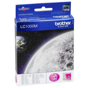 Brother Tintenpatrone LC-1000M Magenta (ca. 400 Seiten) - Passend f