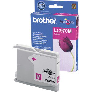 Brother Tintenpatrone LC-970M Magenta (ca. 350 Seiten) - Passend fr