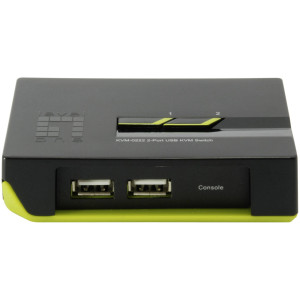 LevelOne KVM-0222 2-Port USB VGA KVM Switch