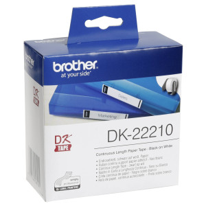 Brother Endlos-Etiketten DK-22210 wei, 29mm x 30,48m - Passend fr