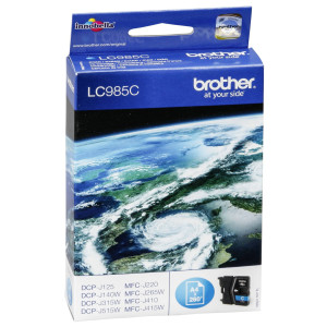 Brother Tintenpatrone LC-985C Cyan (ca. 260 Seiten) - Passend fr