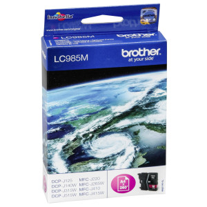 Brother Tintenpatrone LC-985M Magenta (ca. 260 Seiten) - Passend fr