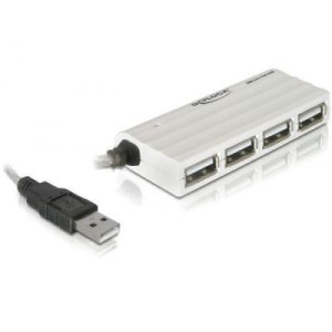Delock USB 2.0 Externer Hub 4 Port