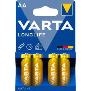1x4 Varta Longlife Extra AA Mignon