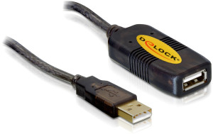 Delock Kabel USB 2.0 Verlngerung, aktiv 5 m