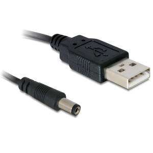 Delock Kabel USB Power > DC 5,5 x 2,1 mm Stecker 1,0 m