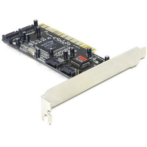 Delock PCI Karte > 4 x intern SATA mit RAID