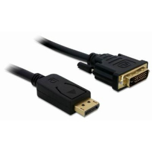 Delock Kabel Displayport 1.1 Stecker > DVI 24+1 Stecker Passiv 3 m